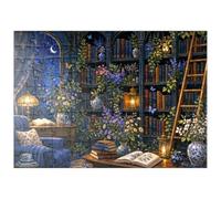 MyPuzzle Biblioteca Botánica De Medianoche - Luces - Premium 100 Piezas Puzzles - Colección Especial MyPuzzle de Havana Puzzle Company