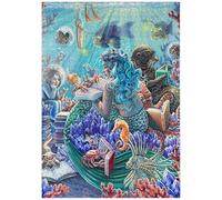 MyPuzzle Biblioteca Submarina Sirena Lectora - Dakota Daetwiler - Premium 1000 Piezas Puzzles - Colección Especial MyPuzzle de Tate & Co Puzzles