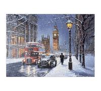 MyPuzzle Big Ben Londres Noche De Nieve Escena De La Calle - Premium 500 Piezas Puzzles - Colección Especial MyPuzzle de Puzzle Galaxy
