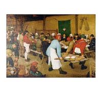 MyPuzzle Boda Campesina, 1568, De Pieter Bruegel El Viejo - Premium 500 Piezas Puzzles - Colección Especial MyPuzzle de Æpyornis