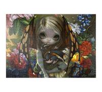 MyPuzzle Cabeza De Dragón De Flores - Jasmine Becket-Griffith - Premium 1000 Piezas Puzzles - Colección Especial MyPuzzle de Tate & Co Puzzles