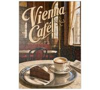 MyPuzzle Café Vienés: La Elegancia De Un Café Clásico - Premium 200 Piezas Puzzles - Colección Especial MyPuzzle de Havana Puzzle Company