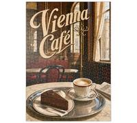 MyPuzzle Café Vienés: La Elegancia De Un Café Clásico - Premium 500 Piezas Puzzles - Colección Especial MyPuzzle de Havana Puzzle Company