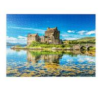 MyPuzzle Castillo De Eilean Donan En Un Cálido Día De Verano - Dornie, Escocia - Premium 500 Piezas Puzzles - Colección Especial MyPuzzle de Puzzle Galaxy