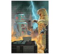 MyPuzzle Catzilla Vs Robot Movie Cats- Vincent HIE - Premium 500 Piezas Puzzles - Colección Especial MyPuzzle de Tate & Co Puzzles