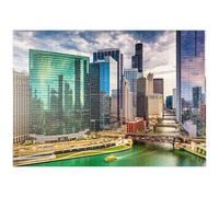 MyPuzzle Chicago, Illinois, Estados Unidos - Premium 1000 Piezas Puzzles - Colección Especial MyPuzzle de Puzzle Galaxy