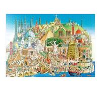 MyPuzzle Ciudad Global - Hugo Prades - Premium 1000 Piezas Puzzles - Colección Especial MyPuzzle de Heye Puzzle