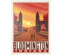 MyPuzzle Ciudades Universitarias Americanas: Bloomington, IN - Premium 200 Piezas Puzzles - Colección Especial MyPuzzle de Anderson Design Group