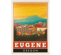 MyPuzzle Ciudades Universitarias Americanas: Eugene, Oregón - Premium 1000 Piezas Puzzles - Colección Especial MyPuzzle de Anderson Design Group