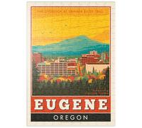 MyPuzzle Ciudades Universitarias Americanas: Eugene, Oregón - Premium 200 Piezas Puzzles - Colección Especial MyPuzzle de Anderson Design Group