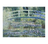 MyPuzzle Claude Monet's Water Lilies and Japanese Bridge (1899) - Puzzle de 1000 piezas, colección especial MyPuzzle de Æpyornis