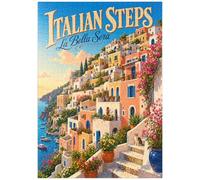 MyPuzzle El Encanto De La Puesta De Sol En La Costa Italiana - Premium 1000 Piezas Puzzles - Colección Especial MyPuzzle de Havana Puzzle Company