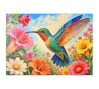 MyPuzzle El Jardín De Flores Decorado con Colibríes - Premium 500 Piezas Puzzles - Colección Especial MyPuzzle de Havana Puzzle Company