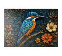 MyPuzzle El Jardín De Los Martines Pescadores De Las Hojas Otoñales - Premium 200 Piezas Puzzles - Colección Especial MyPuzzle de Havana Puzzle Company