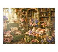 MyPuzzle El Rincón De La Librería «Secret Flower» - Premium 1000 Piezas Puzzles - Colección Especial MyPuzzle de Havana Puzzle Company