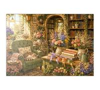 MyPuzzle El Rincón De La Librería «Secret Flower» - Premium 200 Piezas Puzzles - Colección Especial MyPuzzle de Havana Puzzle Company