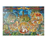 MyPuzzle Escena del Crimen - Michael Ryba - Cartoon Classics - Premium 1000 Piezas Puzzles - Colección Especial MyPuzzle de Heye Puzzle