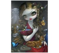 MyPuzzle Fauna Girl with Animals- Jasmine Becket-Griffith - Premium 1000 Piezas Puzzles - Colección Especial MyPuzzle de Tate & Co Puzzles