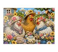 MyPuzzle Fiesta del Té En El Jardín De Plastilina - Premium 1000 Piezas Puzzles - Colección Especial MyPuzzle de Havana Puzzle Company