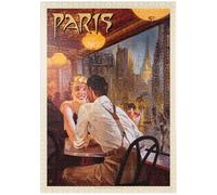 MyPuzzle Francia: París Cuando Llueve, Póster Vintage - Premium 1000 Piezas Puzzles - Colección Especial MyPuzzle de Anderson Design Group