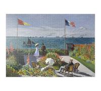 MyPuzzle Garden at Sainte-Adresse by Claude Monet - Puzzle premium de 1000 piezas - Colección especial MyPuzzle de Æpyornis