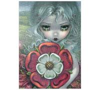 MyPuzzle Hada De La Rosa Tudor - Jasmine Becket-Griffith - Premium 500 Piezas Puzzles - Colección Especial MyPuzzle de Tate & Co Puzzles