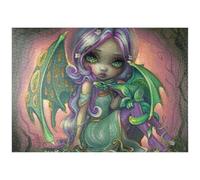 MyPuzzle Hada Dragonling Sprout - Jasmine Becket-Griffith - Premium 1000 Piezas Puzzles - Colección Especial MyPuzzle de Tate & Co Puzzles