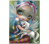 MyPuzzle Hada Twilight Delight con Unicornio - Jasmine Becket-Griffith - Premium 1000 Piezas Puzzles - Colección Especial MyPuzzle de Tate & Co Puzzles