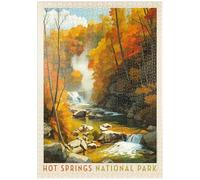 MyPuzzle Hot Springs National Park: Vapor De Otoño - Premium 1000 Piezas Puzzles - Colección Especial MyPuzzle de Anderson Design Group