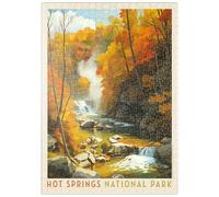 MyPuzzle Hot Springs National Park: Vapor De Otoño - Premium 500 Piezas Puzzles - Colección Especial MyPuzzle de Anderson Design Group