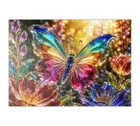 MyPuzzle Jardín Luminoso De Mariposas De Cristal - Premium 200 Piezas Puzzles - Colección Especial MyPuzzle de Havana Puzzle Company