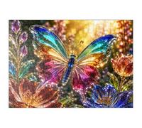 MyPuzzle Jardín Luminoso De Mariposas De Cristal - Premium 500 Piezas Puzzles - Colección Especial MyPuzzle de Havana Puzzle Company