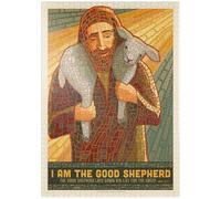 MyPuzzle Jesús: El Buen Pastor, Póster Vintage - Premium 1000 Piezas Puzzles - Colección Especial MyPuzzle de Anderson Design Group