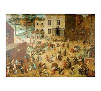 MyPuzzle Juegos De Niños, 1560, De Pieter Bruegel El Viejo - Premium 1000 Piezas Puzzles - Colección Especial MyPuzzle de Æpyornis