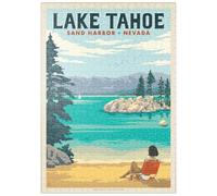 MyPuzzle Lago Tahoe: Tomar El Sol En Sand Harbor - Premium 500 Piezas Puzzles - Colección Especial MyPuzzle de Anderson Design Group