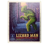 MyPuzzle Legends of The National Parks: Congaree's Lizard Man, póster vintage, rompecabezas premium de 100 piezas para adultos