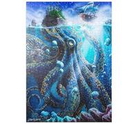 MyPuzzle Lo Que Hay Debajo del Kraken - Dakota Daetwiler - Premium 500 Piezas Puzzles - Colección Especial MyPuzzle de Tate & Co Puzzles