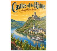 MyPuzzle Los Castillos del Valle del Rin: Esplendor Dorado - Premium 100 Piezas Puzzles - Colección Especial MyPuzzle de Havana Puzzle Company
