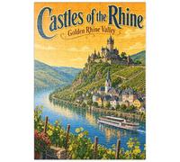 MyPuzzle Los Castillos del Valle del Rin: Esplendor Dorado - Premium 200 Piezas Puzzles - Colección Especial MyPuzzle de Havana Puzzle Company