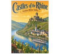 MyPuzzle Los Castillos del Valle del Rin: Esplendor Dorado - Premium 500 Piezas Puzzles - Colección Especial MyPuzzle de Havana Puzzle Company