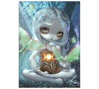 MyPuzzle Luna Moth - Jasmine Becket-Griffith - Premium 500 Piezas Puzzles - Colección Especial MyPuzzle de Tate & Co Puzzles