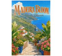 MyPuzzle Madeira: Un Paraíso Lleno De Flores Costeras - Premium 1000 Piezas Puzzles - Colección Especial MyPuzzle de Havana Puzzle Company