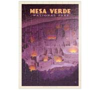 MyPuzzle Mesa Verde National Park: Puesta De Sol, Póster Vintage - Premium 100 Piezas Puzzles - Colección Especial MyPuzzle de Anderson Design Group