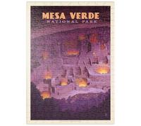 MyPuzzle Mesa Verde National Park: Puesta De Sol, Póster Vintage - Premium 200 Piezas Puzzles - Colección Especial MyPuzzle de Anderson Design Group