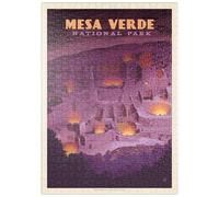 MyPuzzle Mesa Verde National Park: Puesta De Sol, Póster Vintage - Premium 500 Piezas Puzzles - Colección Especial MyPuzzle de Anderson Design Group