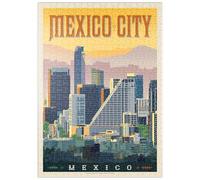 MyPuzzle México: Ciudad De México, Cartel Vintage - Premium 500 Piezas Puzzles - Colección Especial MyPuzzle de Anderson Design Group