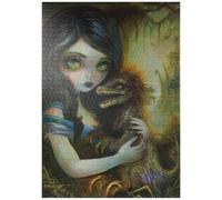 MyPuzzle Mi Deinonychus - Jasmine Becket-Griffith - Premium 1000 Piezas Puzzles - Colección Especial MyPuzzle de Tate & Co Puzzles