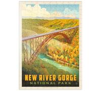 MyPuzzle New River Gorge: A Vista De Pájaro - Premium 200 Piezas Puzzles - Colección Especial MyPuzzle de Anderson Design Group