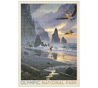 MyPuzzle Olympic National Park: Paraíso del Pelícano - Premium 500 Piezas Puzzles - Colección Especial MyPuzzle de Anderson Design Group