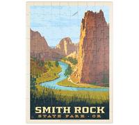 MyPuzzle Parque Estatal De Smith Rock, Oregón - Premium 100 Piezas Puzzles - Colección Especial MyPuzzle de Anderson Design Group